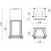 Каминная топка EdilKamin CRISTAL 45